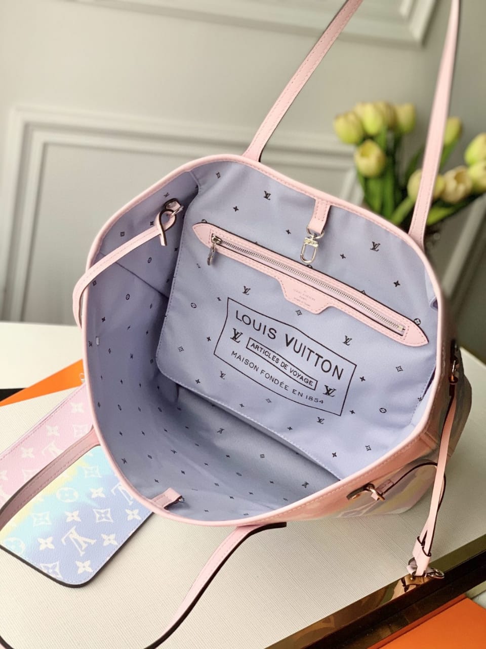 Top Quality Neverfull MM Tote Bag Monogram Canvas For Top Quality Escale Collection,  Shoulder Bags 12.2in/31cm Top Quality M45270