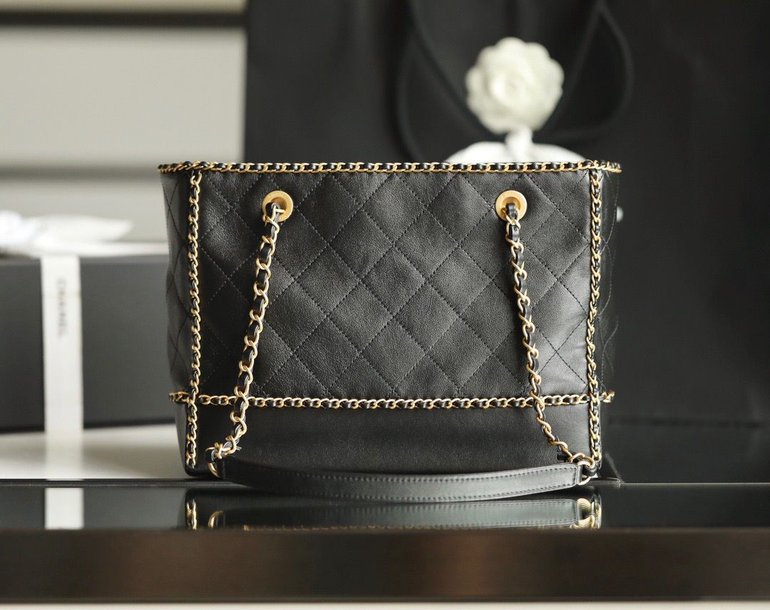 CHLShopping Tote Bag Black For Women, Women’s Handbag, Shoulder Bags 13.3in/34cm AS2761 B06380 94305