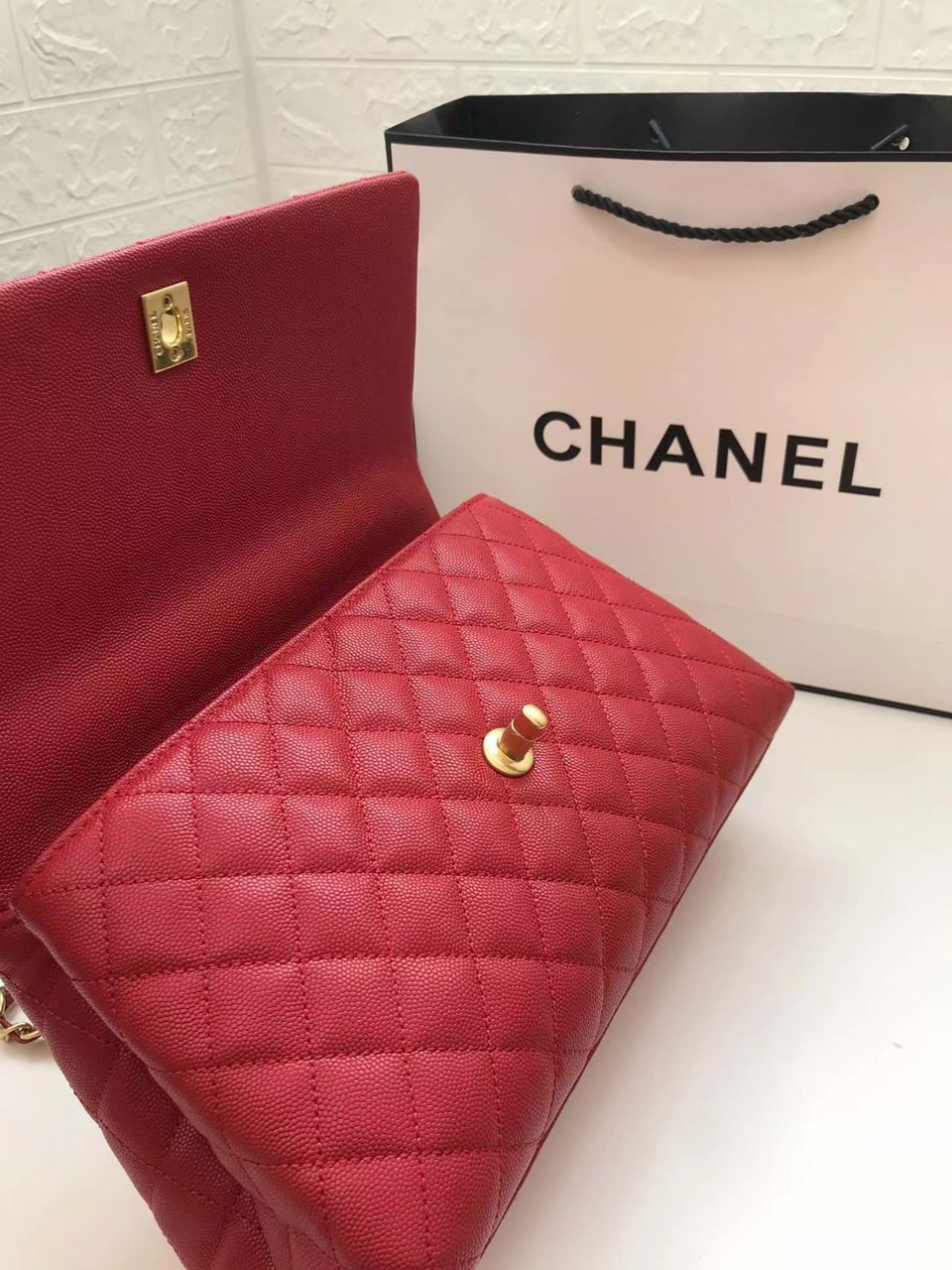 CHLLarge Top Qualityap Bag With Top Handle Red For Women Handbags, Shoulder And Crossbody Bags 11in/28cm A92991