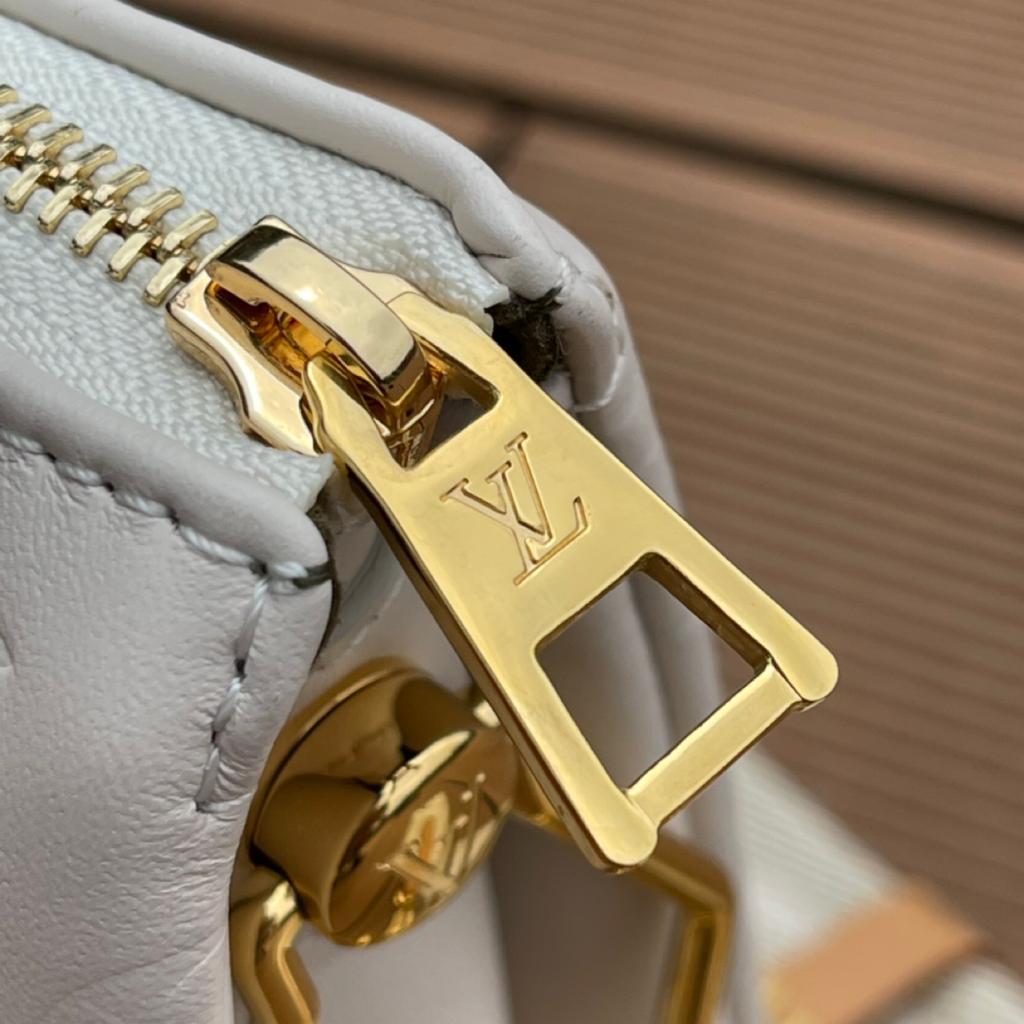 Top Quality Coussin PM Monogram Embossed Puffy White For Women,  Shoulder And Crossbody Bags 10.2in/26cm Top Quality M57793