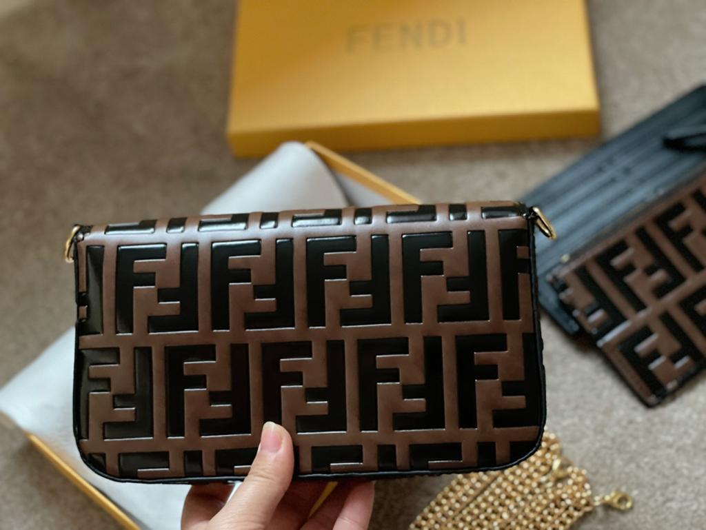 FI Hanld Bag 19cm Brown