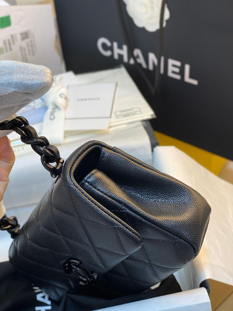CHLSmall Top Qualityap Bag Black For Women 7.8in/20cm