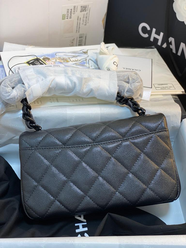 CHLSmall Top Qualityap Bag Black For Women 7.8in/20cm