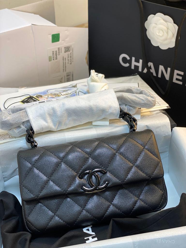 CHLSmall Top Qualityap Bag Black For Women 7.8in/20cm