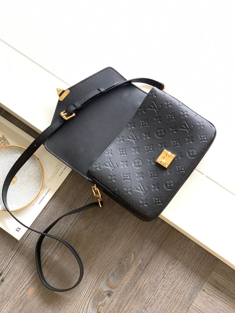 Top Quality Pochette Metis Monogram Empreinte Black For Women,  Shoulder And Crossbody Bags 9.8in/25cm Top Quality M41487