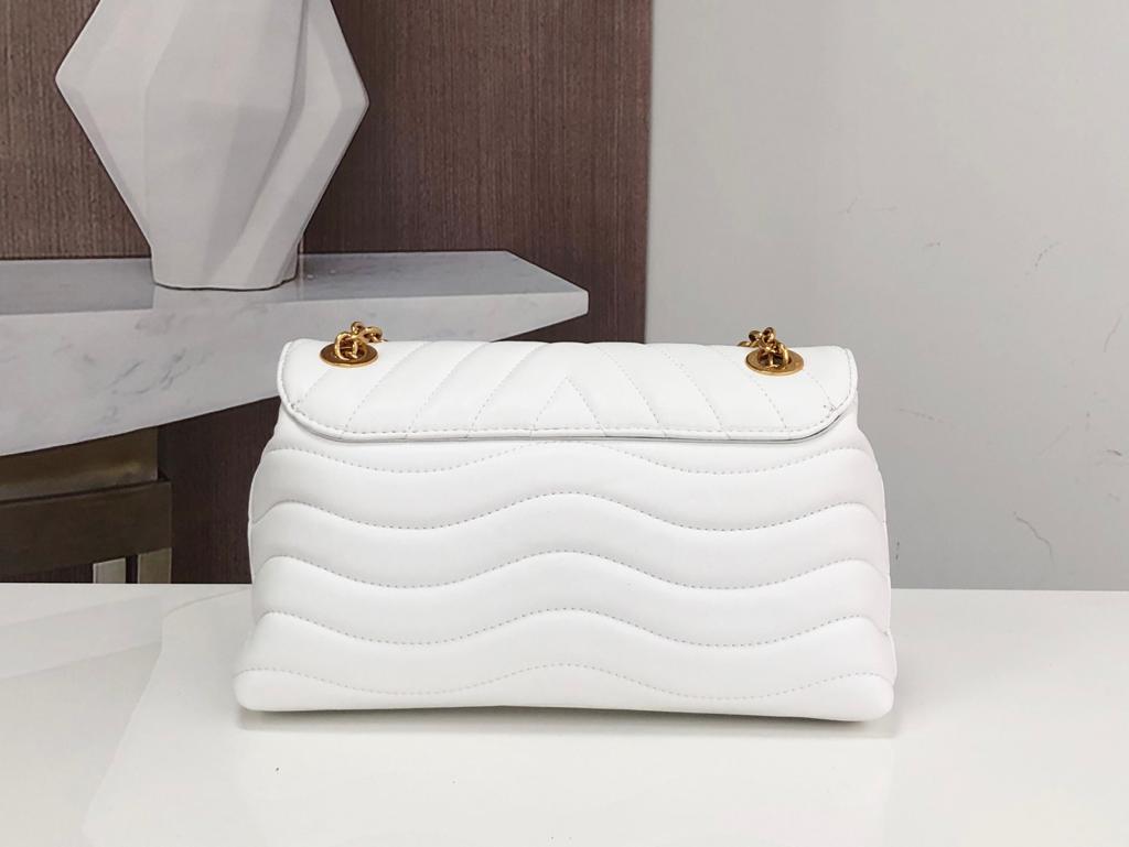 Top Quality New Wave Chain Bag White For Women,  Shoulder And Crossbody Bags 9.4in/24cm Top Quality M58549