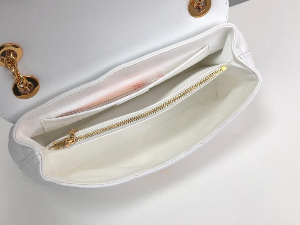 Top Quality New Wave Chain Bag White For Women,  Shoulder And Crossbody Bags 9.4in/24cm Top Quality M58549