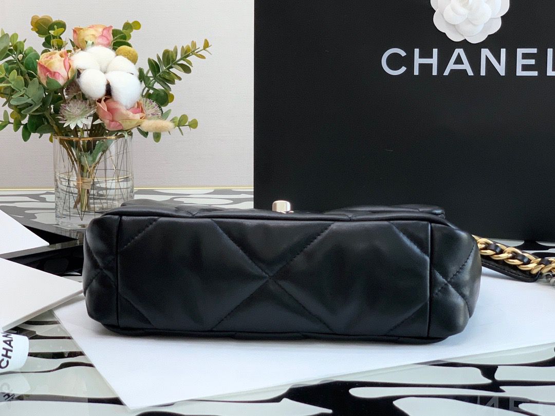 CHL Classic Flap Bag Black For Women 10in/26cm