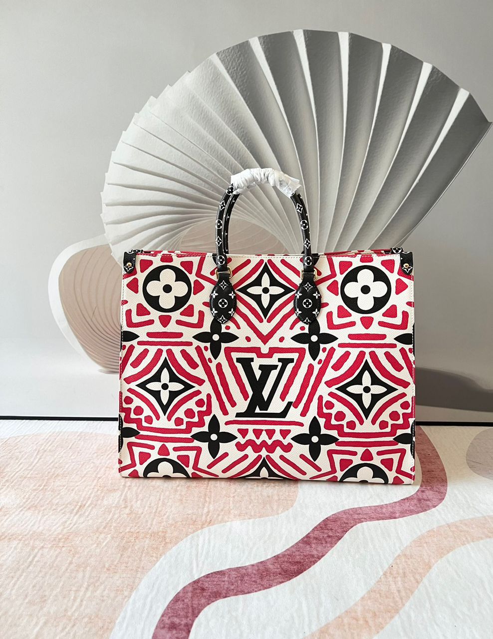 Top Quality Top Quality Crafty OnTheGo GM Tote Bag Monogram Giant Red For Women, Womens Handbags, Shoulder Bags 16.1in/41cm Top Quality M45358