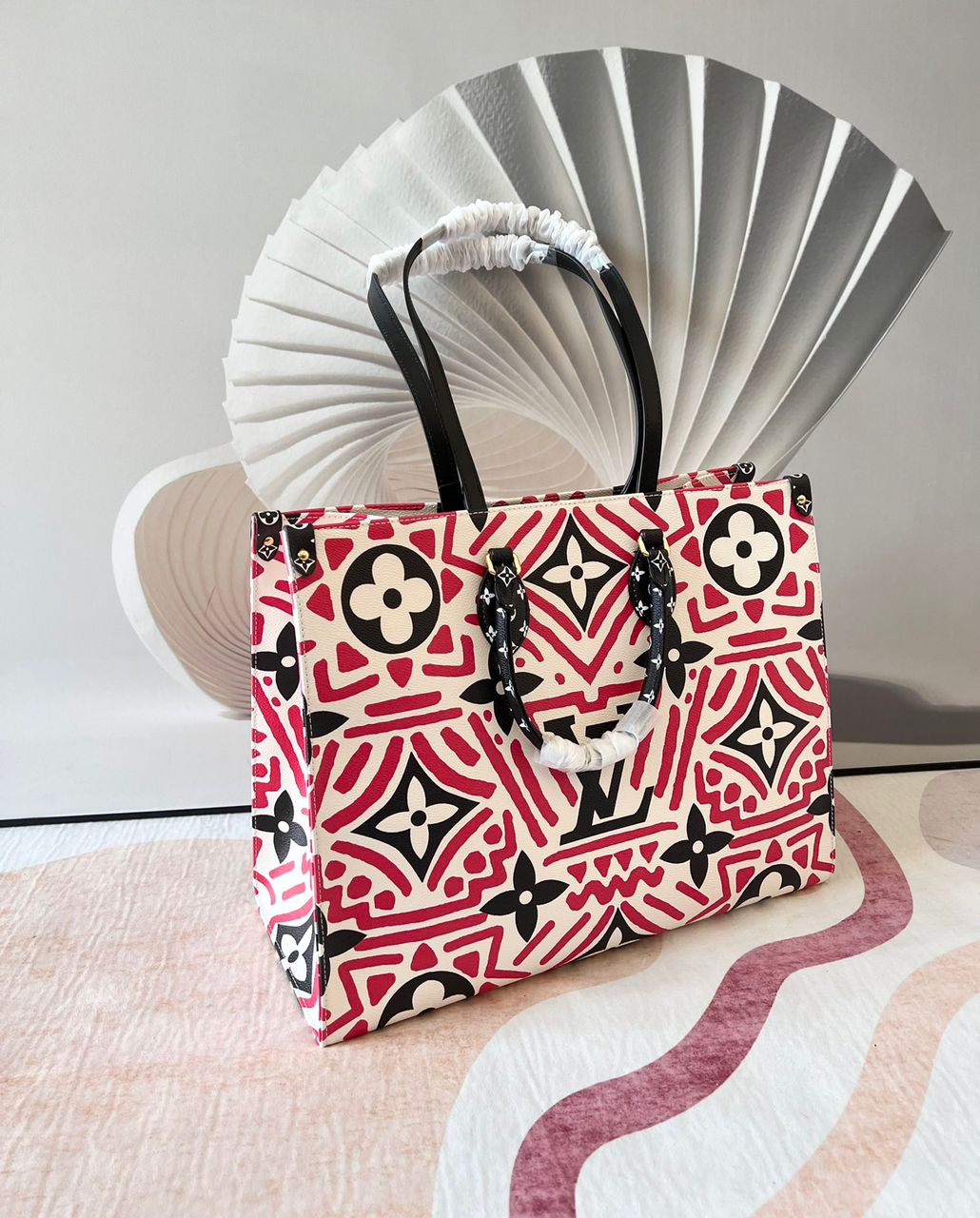Top Quality Top Quality Crafty OnTheGo GM Tote Bag Monogram Giant Red For Women, Womens Handbags, Shoulder Bags 16.1in/41cm Top Quality M45358