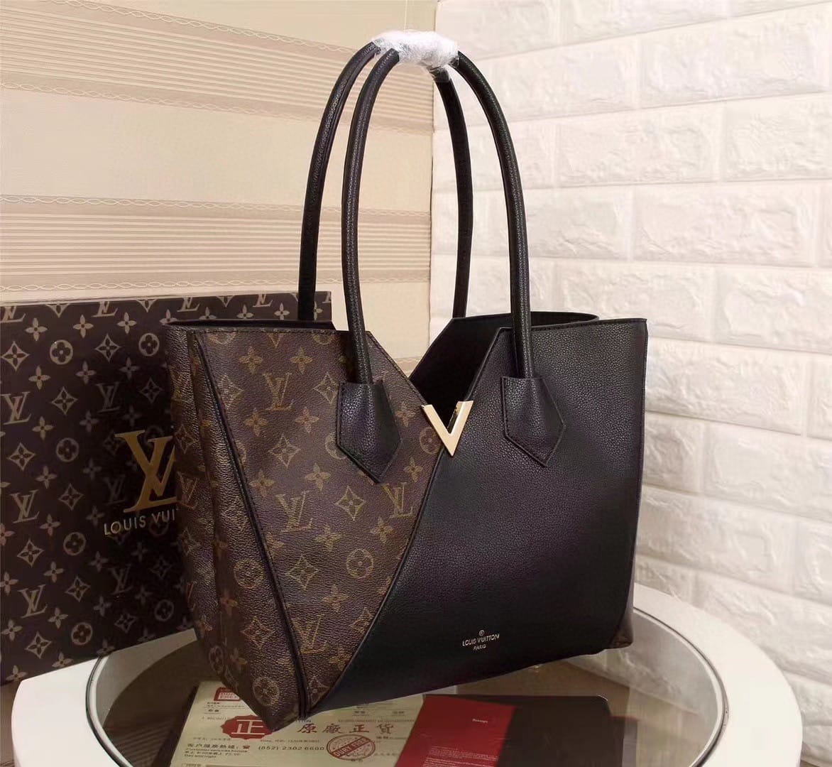 Top Quality Kimono MM Tote Bag Monogram Canvas Black For Women, WoHandbag Shoulder Bags 15.4in/39cm Top Quality M41855