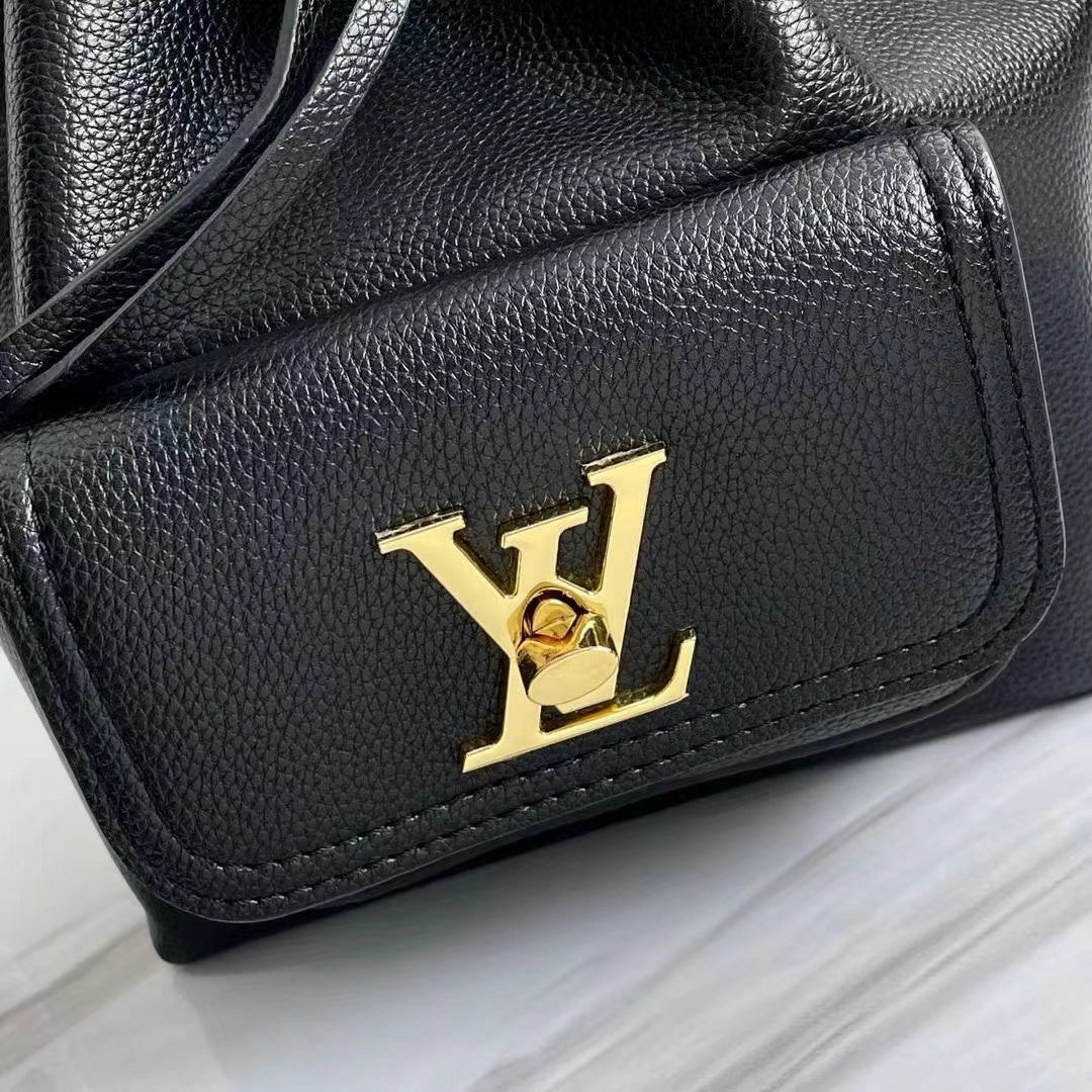 Top Quality Lockme Bucket Black For Women,  Shoulder And Crossbody Bags 9.1in/23cm Top Quality M57687
