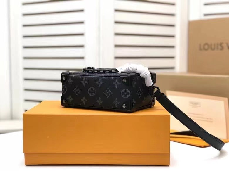 Top Quality Mini Soft Trunk Monogram Eclipse Canvas By Virgil Abloh For Men, Bags, Shoulder And Crossbody Bags 7.3in/18.5cm Top Quality M44735