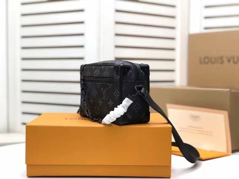 Top Quality Mini Soft Trunk Monogram Eclipse Canvas By Virgil Abloh For Men, Bags, Shoulder And Crossbody Bags 7.3in/18.5cm Top Quality M44735