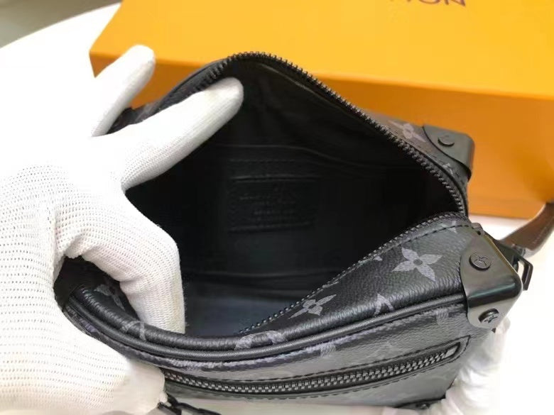 Top Quality Mini Soft Trunk Monogram Eclipse Canvas By Virgil Abloh For Men, Bags, Shoulder And Crossbody Bags 7.3in/18.5cm Top Quality M44735