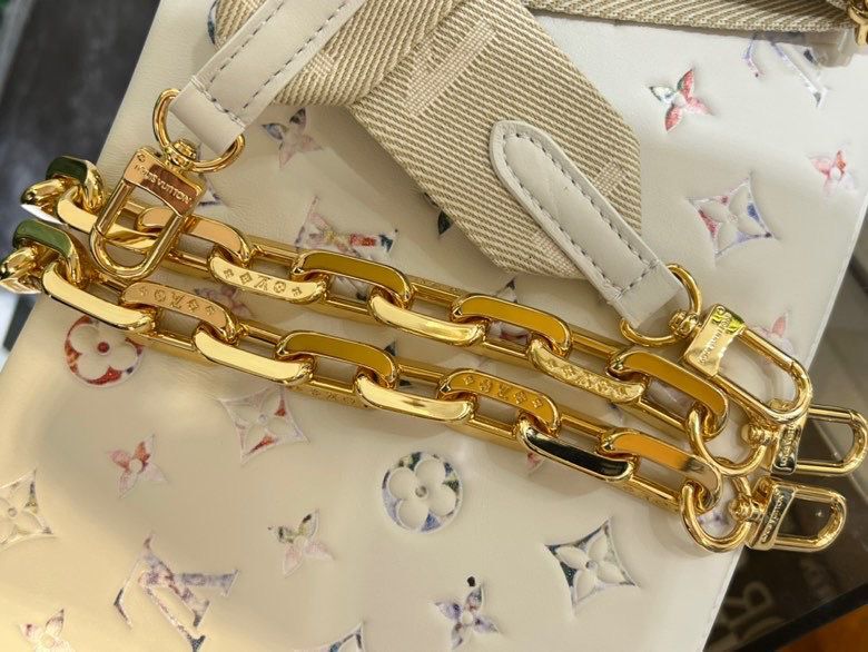 Top Quality Coussin PM Puffy White For Women,  Shoulder And Crossbody Bags 10.2n/26cm Top Quality M21209