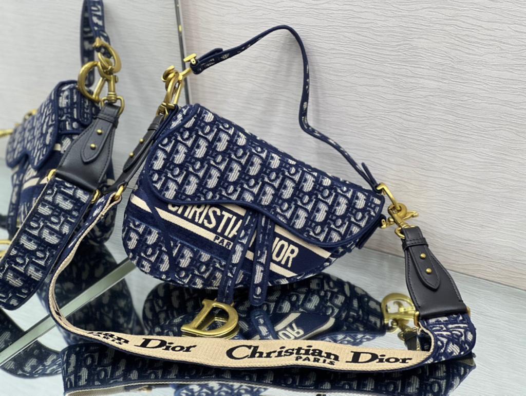 Top Quality Saddle Bag Blue For Women 10in/26cm CD M0446CTZQ_M928