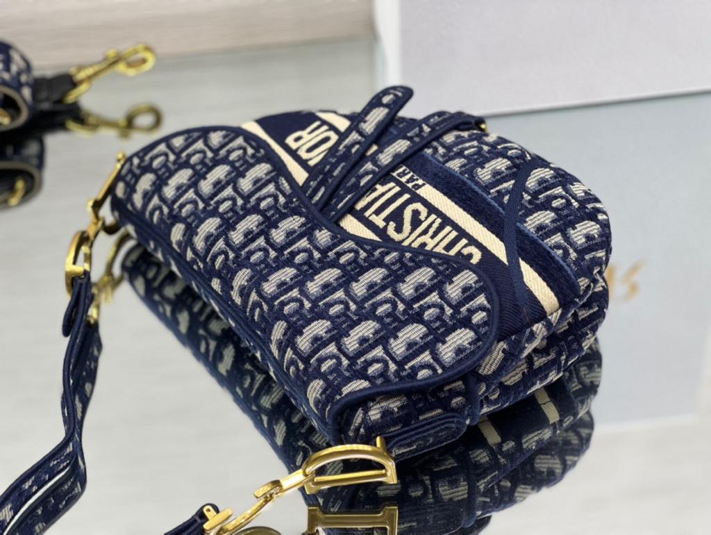 Top Quality Saddle Bag Blue For Women 10in/26cm CD M0446CTZQ_M928