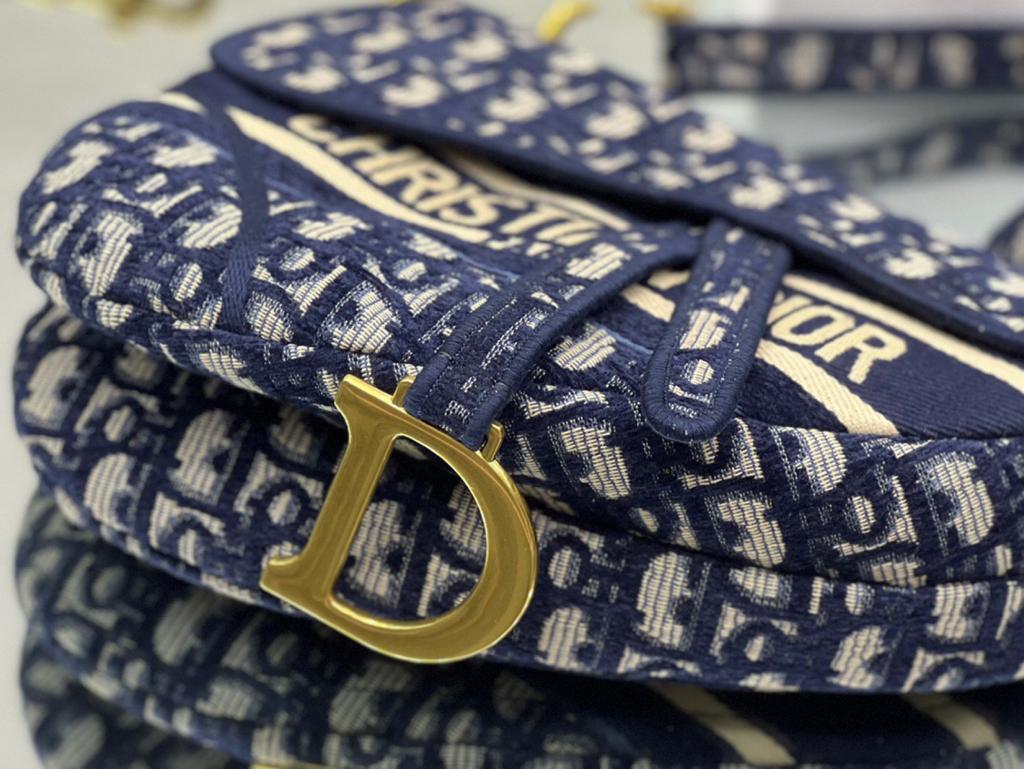 Top Quality Saddle Bag Blue For Women 10in/26cm CD M0446CTZQ_M928