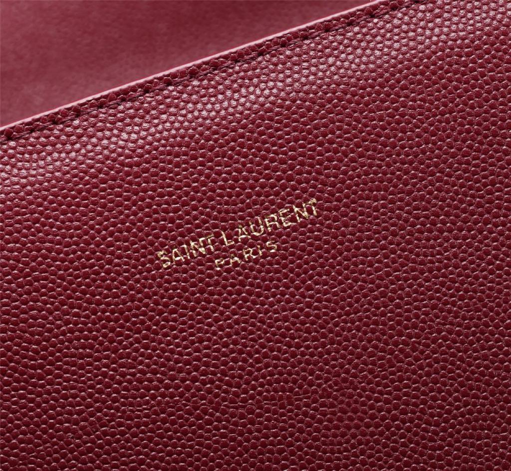 Top Quality Cassandra MeTop Qualityum Top Handle Bag In Grain De Poudre Embossed Rouge Legion For Women 9.6in/25cm 578000BOW0W6475