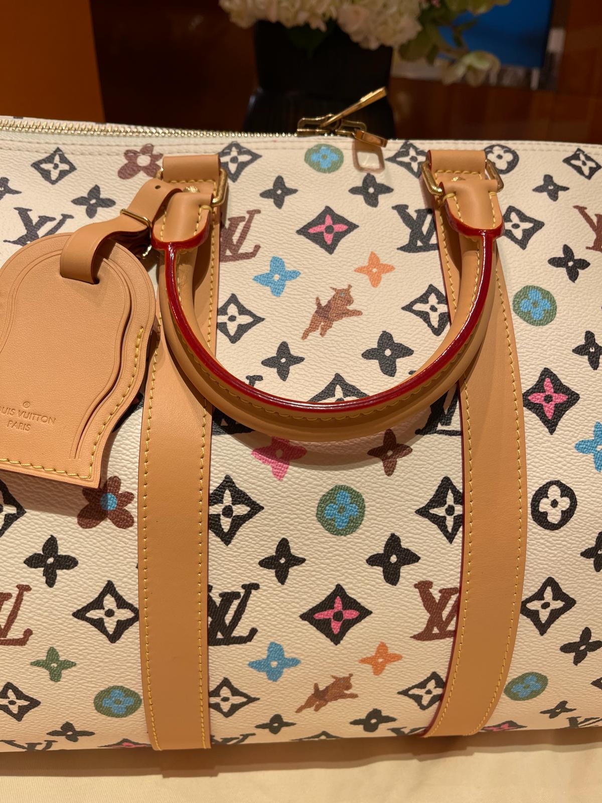 Louis Vuitton Tyler The Creator Sellout Keepall Bandouliere 45 Multicolor White