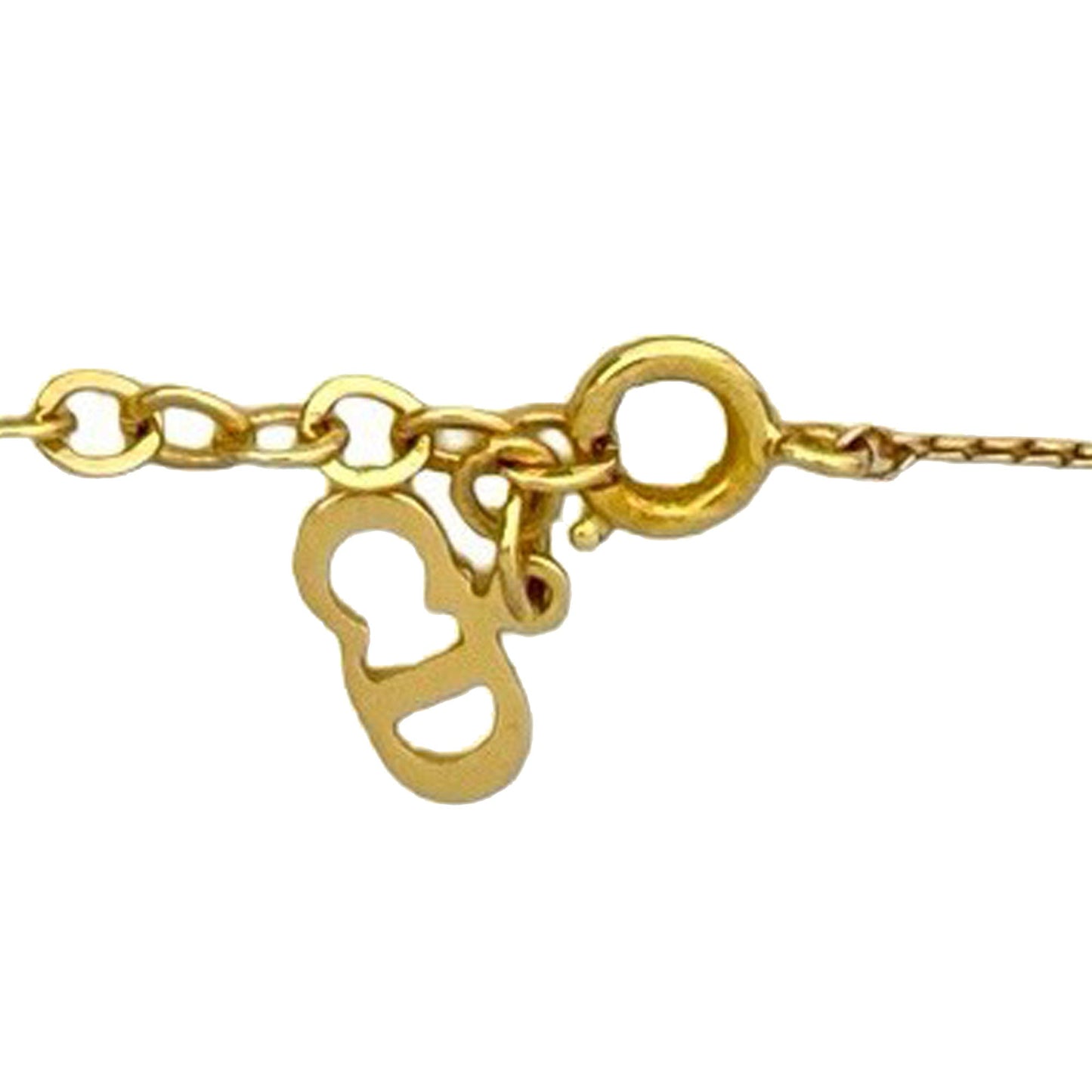 Gold Dior Gold Plated CD Logo Pendant Necklace