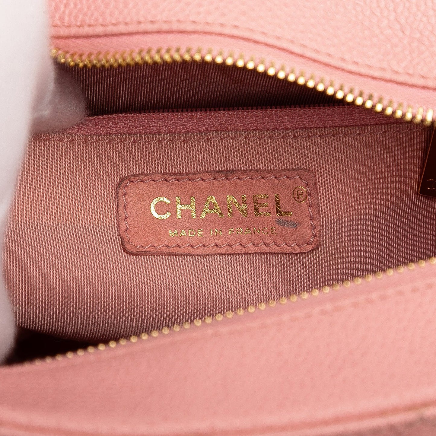 Pink Chanel Quilted Caviar Timeless Shoulder Bag