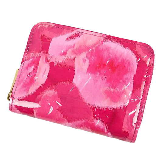 Pink Louis Vuitton Monogram Vernis Ikat Zippy Coin Purse