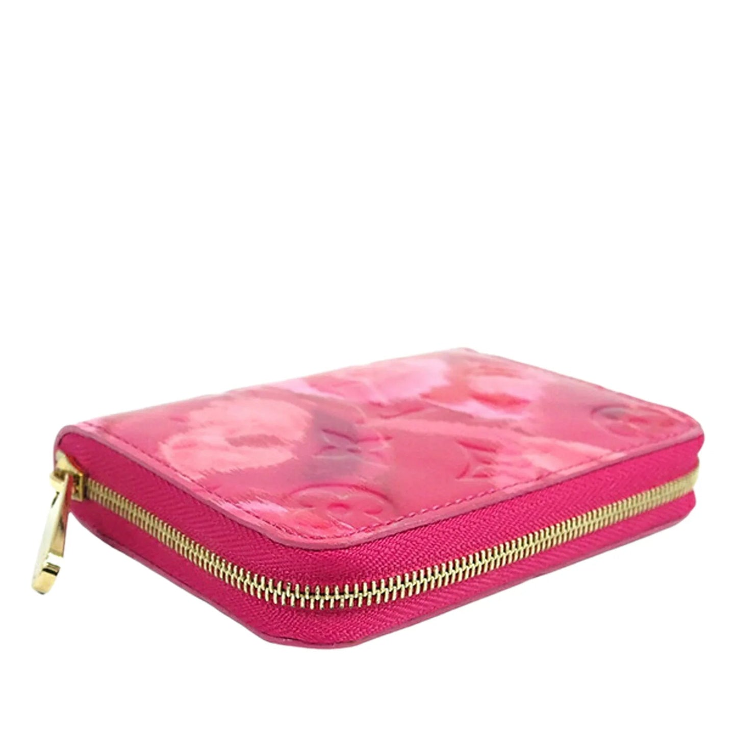 Pink Louis Vuitton Monogram Vernis Ikat Zippy Coin Purse