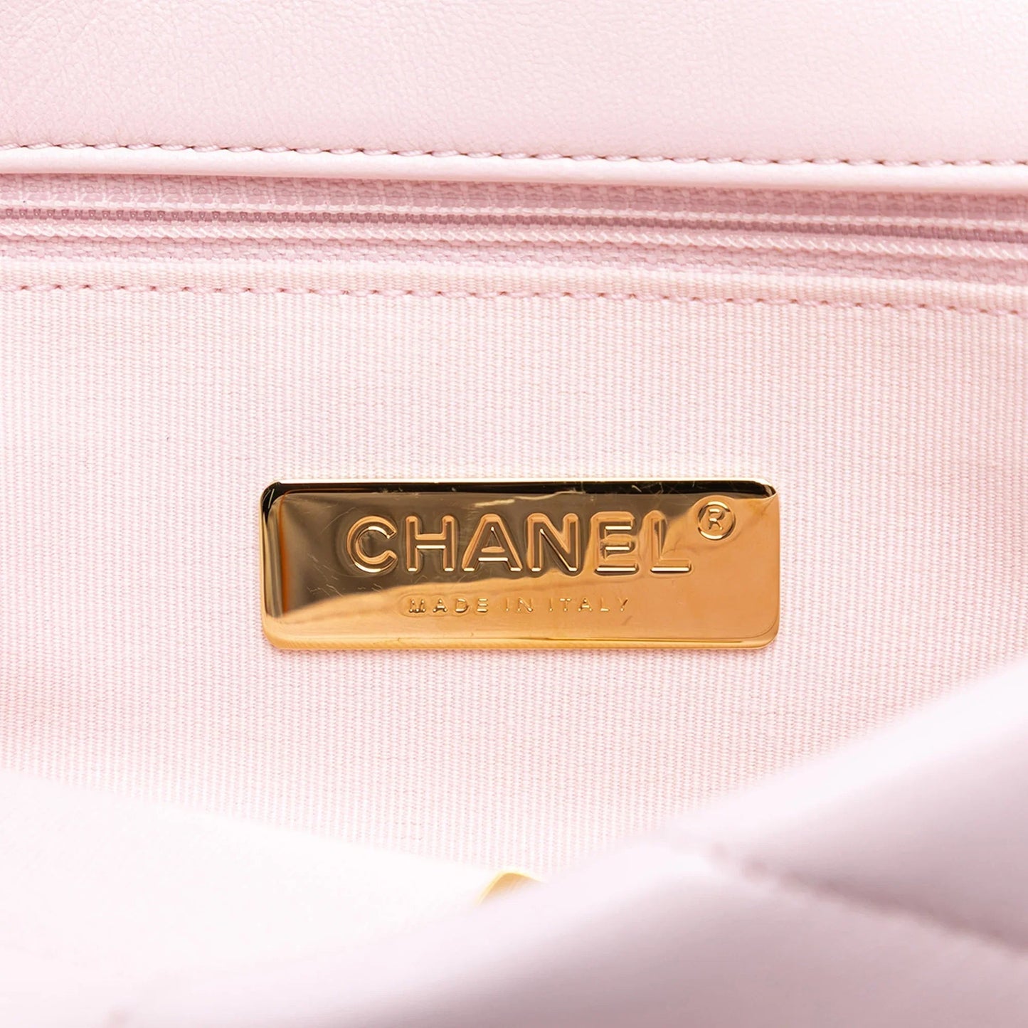 Pink Chanel Medium Lambskin 19 Flap Satchel