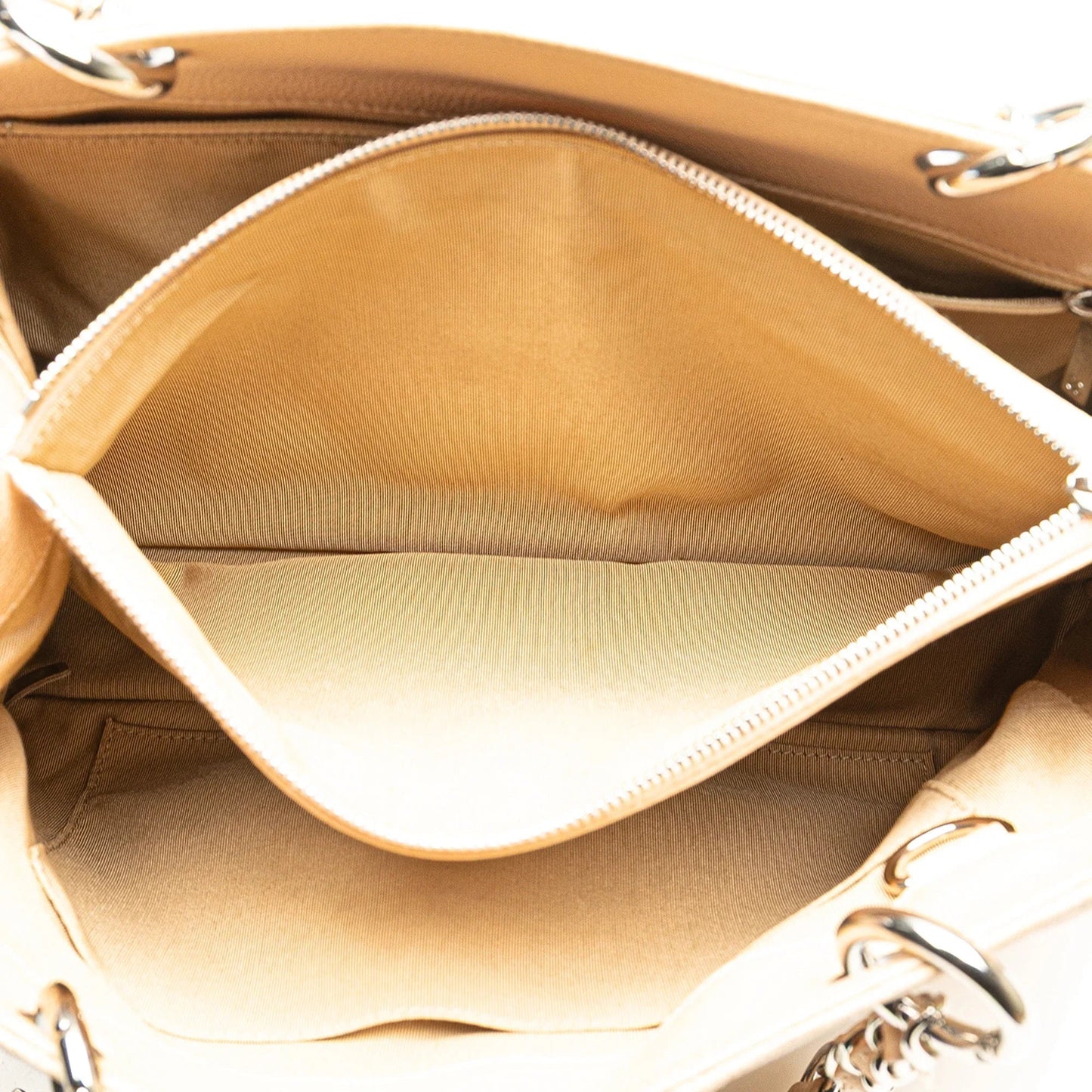 Brown Chanel Caviar Grand Shopping Tote