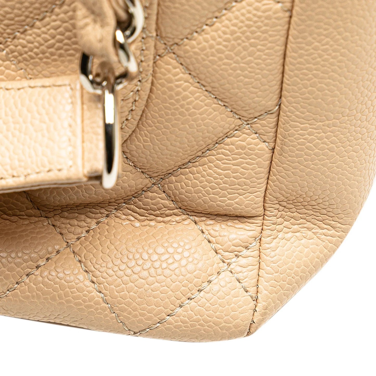 Brown Chanel Caviar Grand Shopping Tote