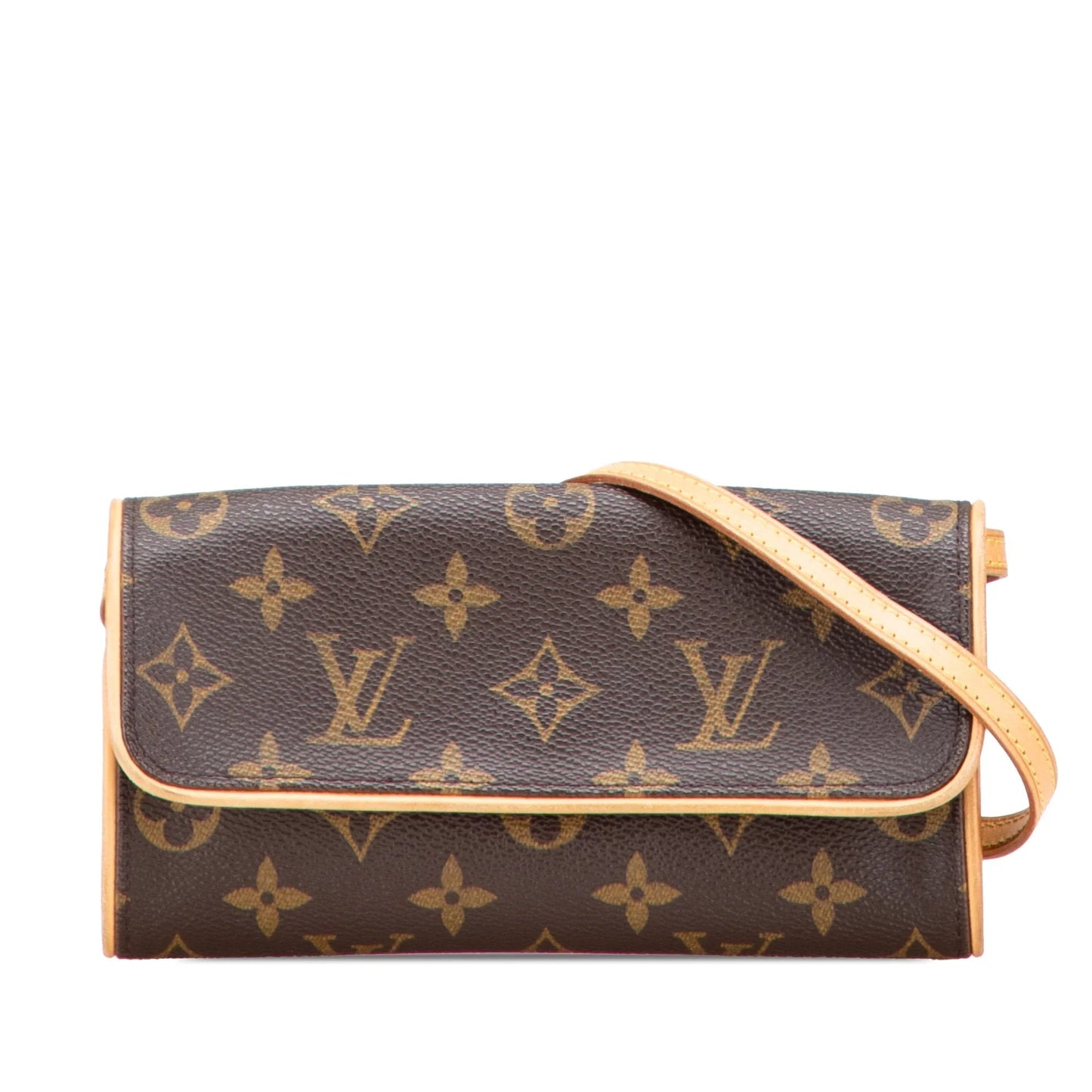 Brown Louis Vuitton Monogram Pochette Twin PM Crossbody Bag