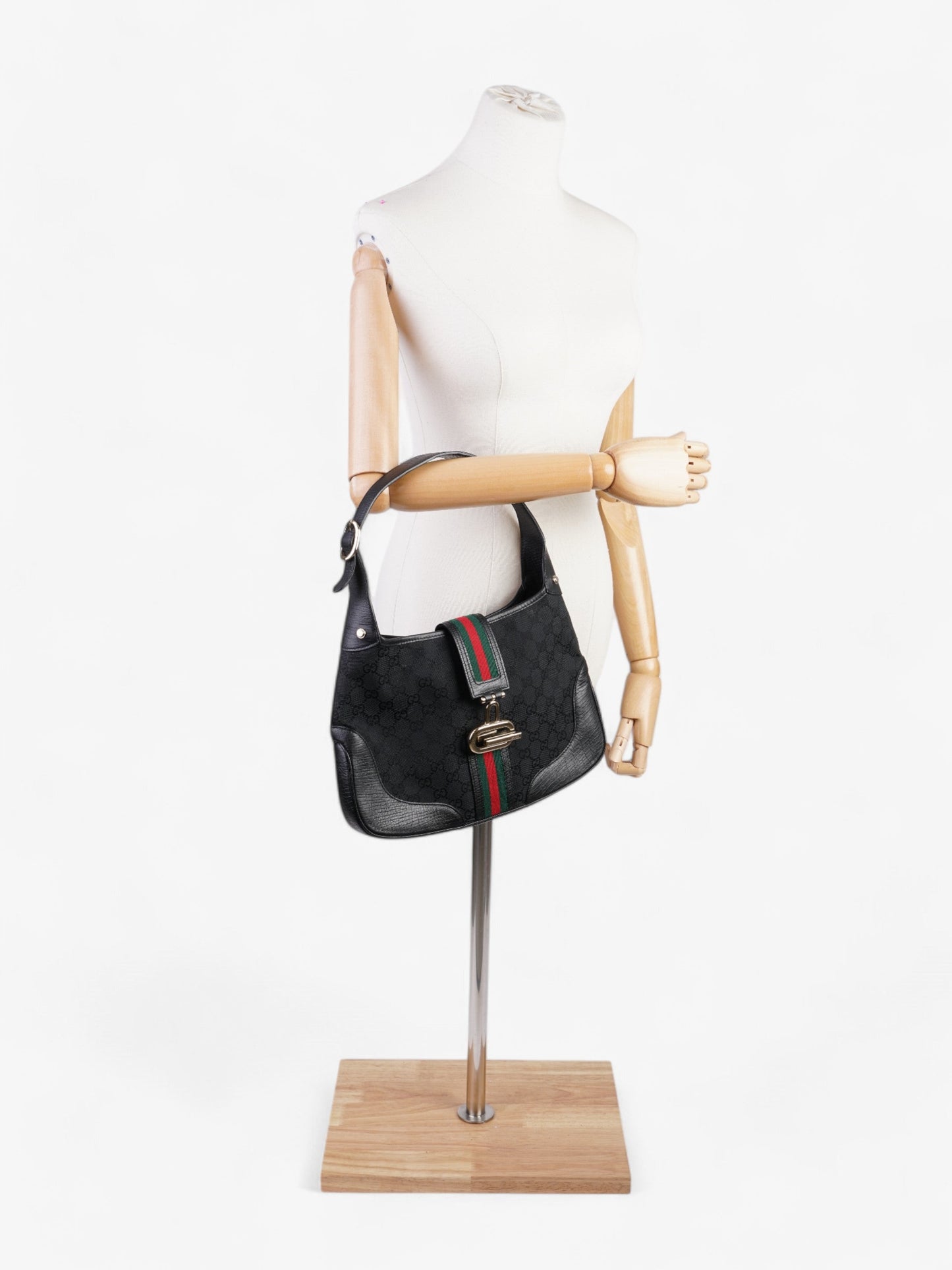 Gucci   Jackie Black Canvas