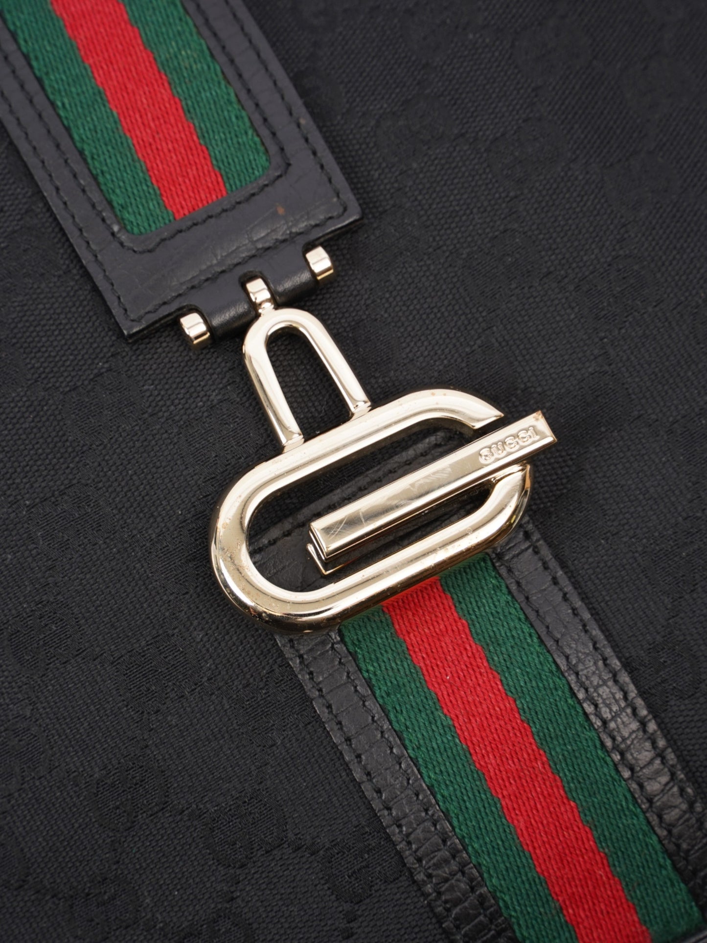 Gucci   Jackie Black Canvas