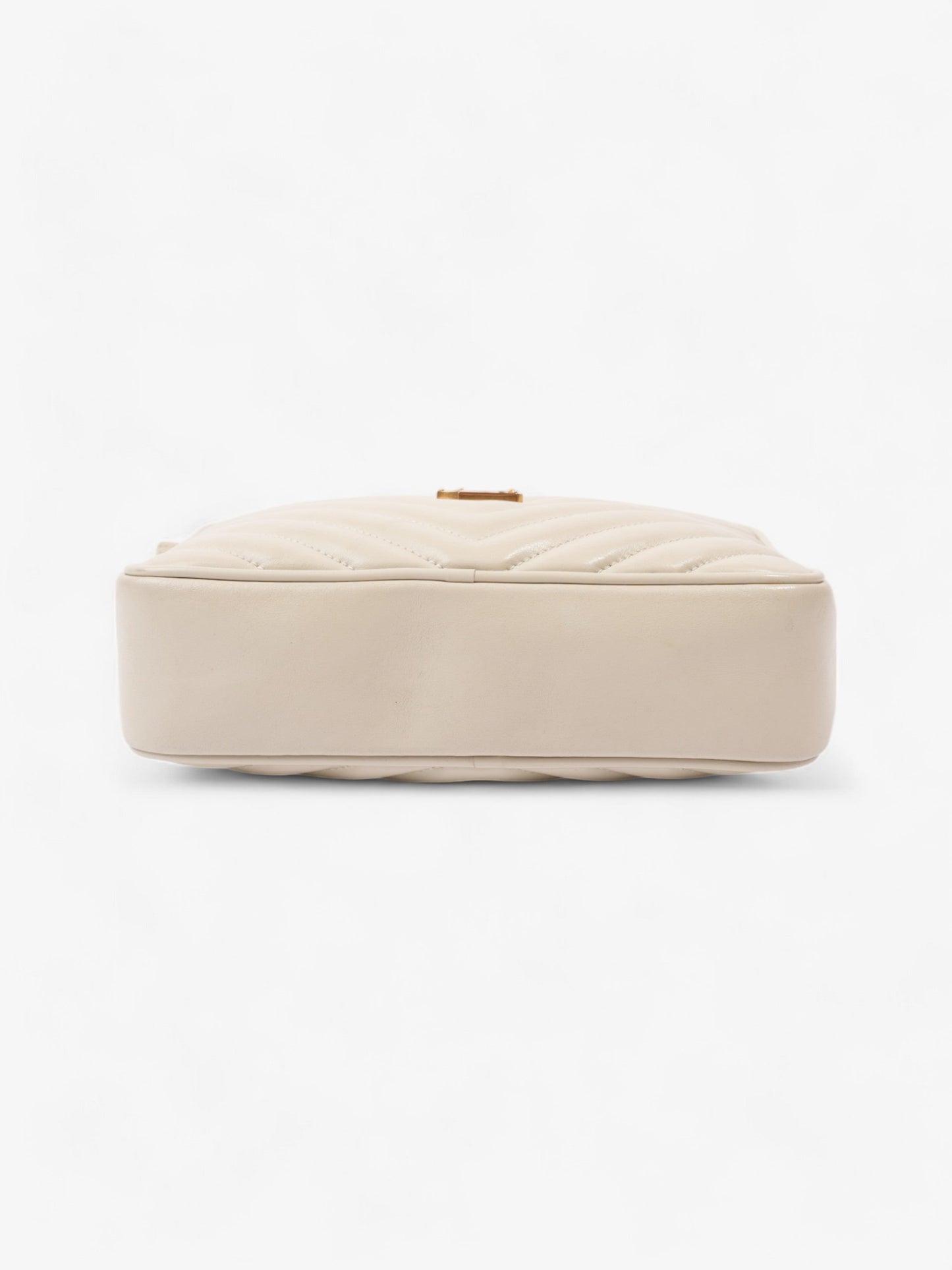 Saint Laurent Lou Camera Bag Cream Matelasse Leather Medium