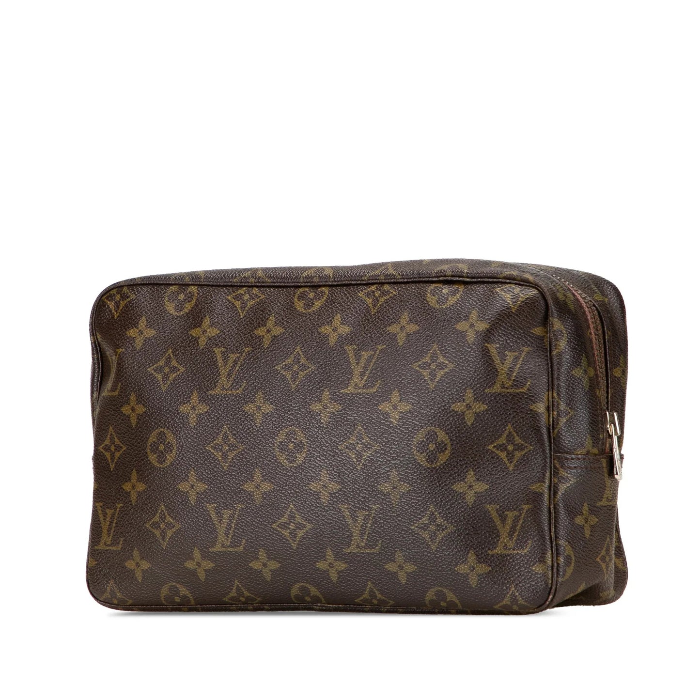 Brown Louis Vuitton Monogram Trousse Toilette 28 Clutch Bag
