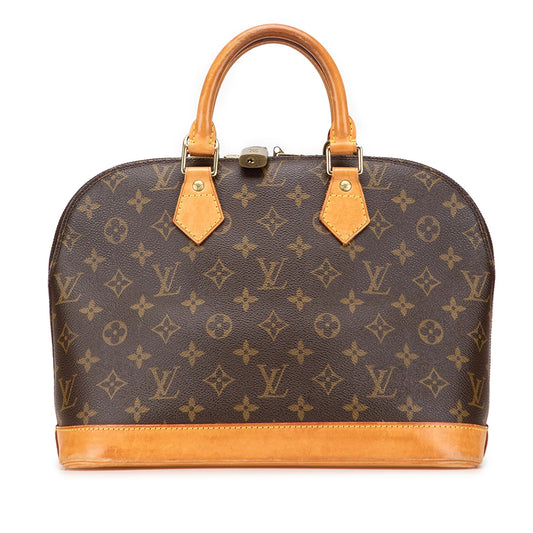 Brown Louis Vuitton Monogram Alma PM Handbag