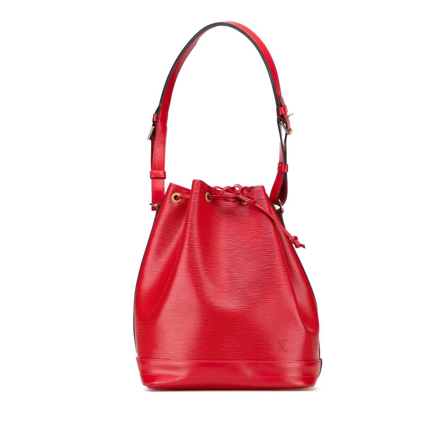 Red Louis Vuitton Epi Noe GM Bucket Bag