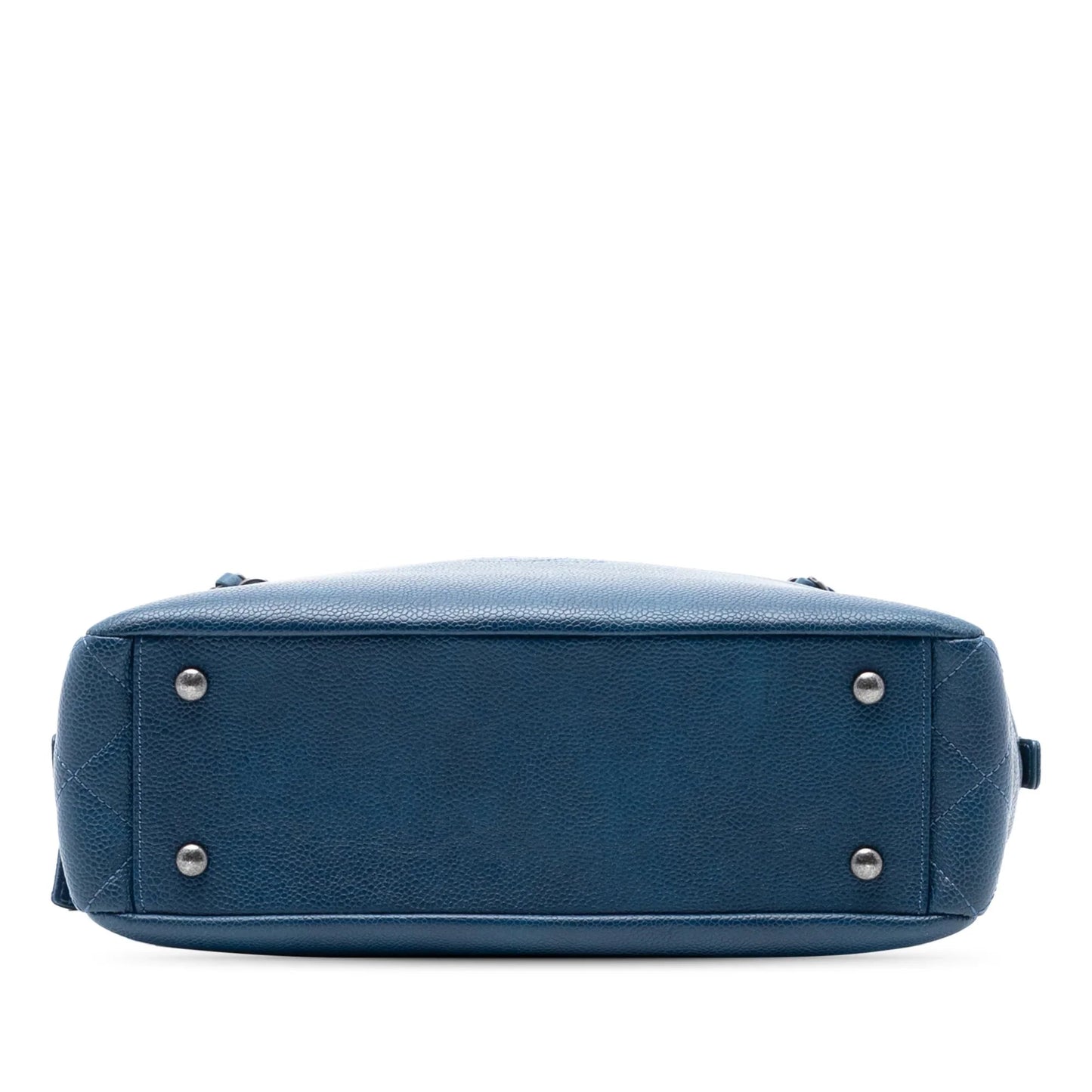 Blue Chanel CC Caviar Camera Bag