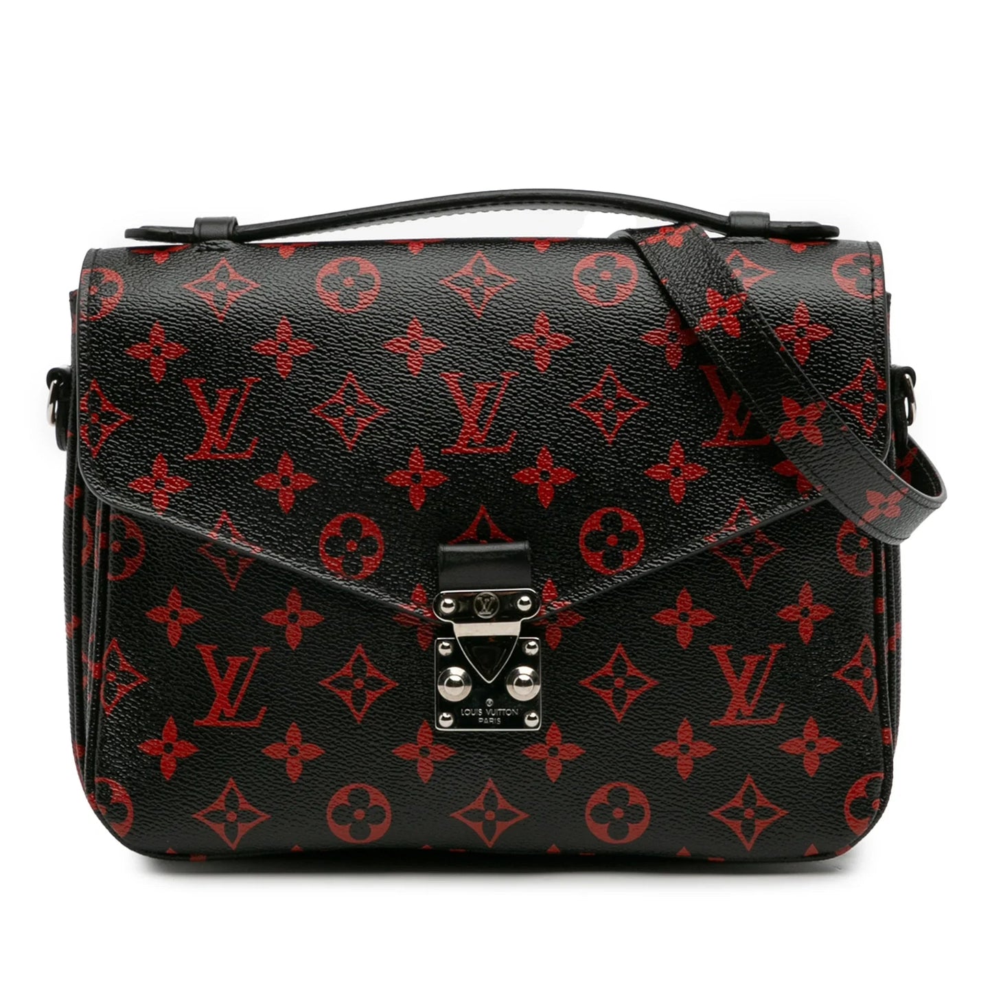 Black Louis Vuitton Monogram Infrarouge Pochette Metis Satchel