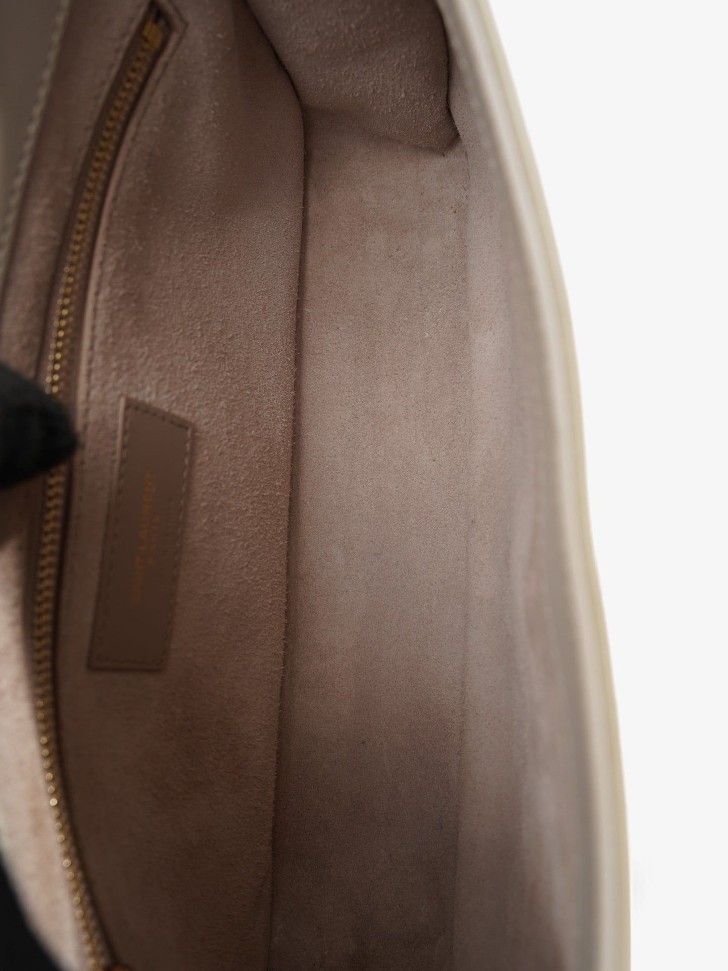 Saint Laurent Le 5 a 7 Cream Leather