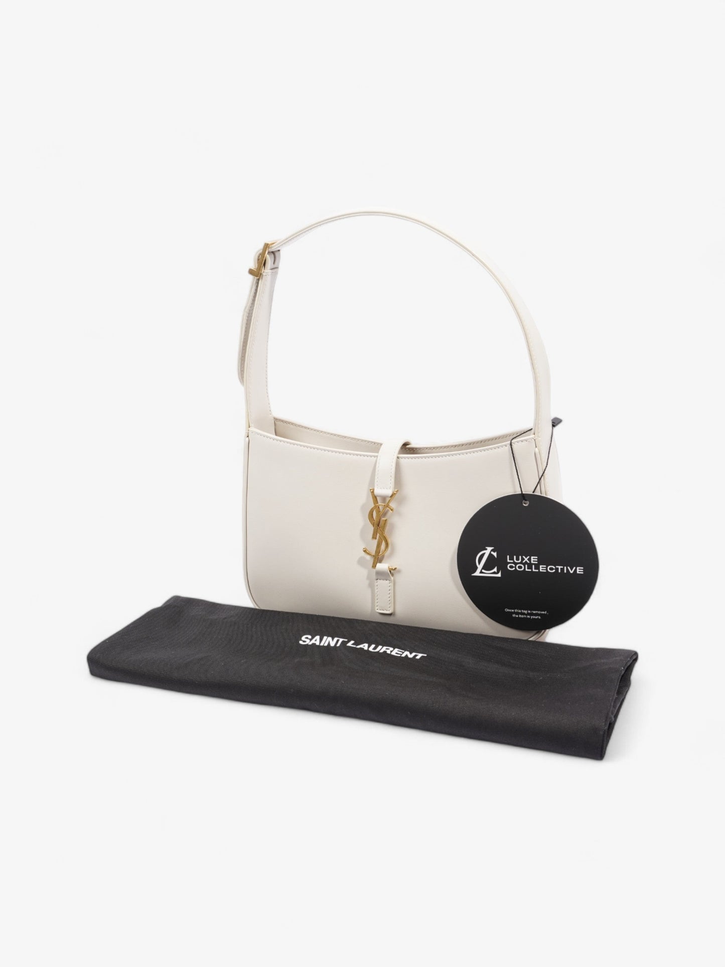Saint Laurent Le 5 a 7 Cream Leather
