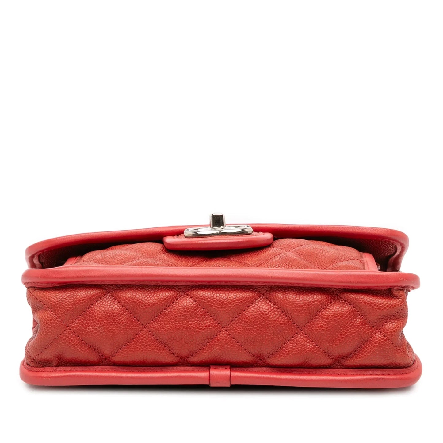Red Chanel Small Caviar French Riviera Flap Shoulder Bag