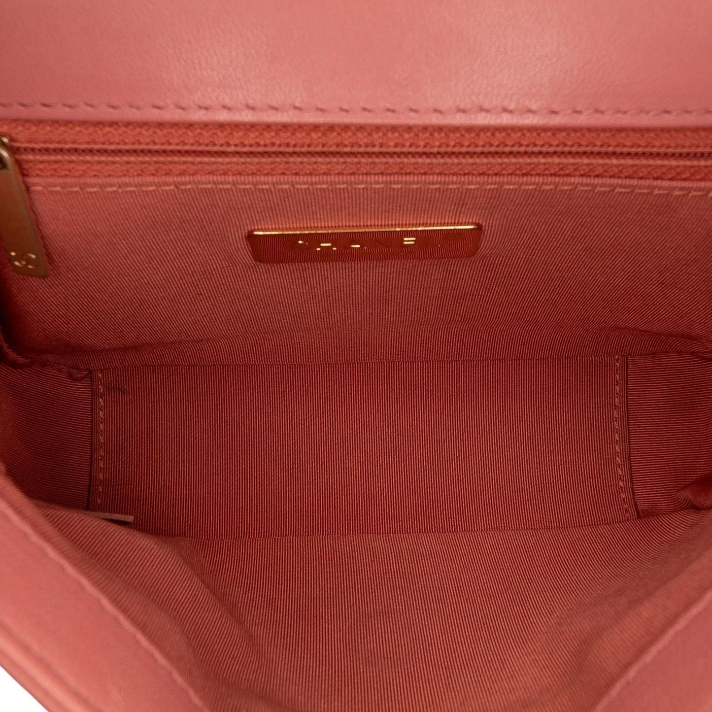 Pink Chanel Quilted Lambskin Chain Infinity Top Handle Bag Satchel