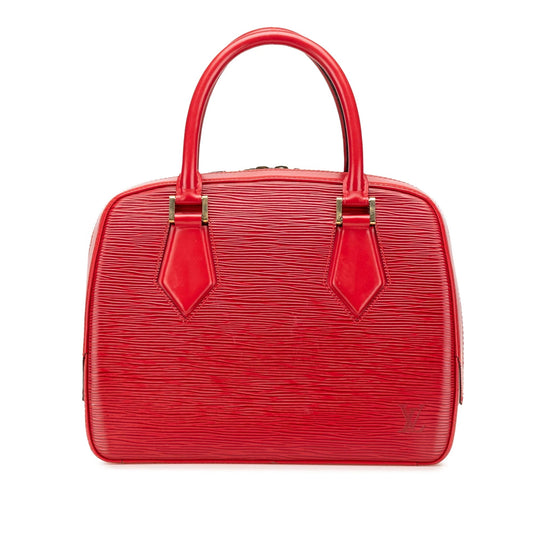 Red Louis Vuitton Epi Sablons Handbag