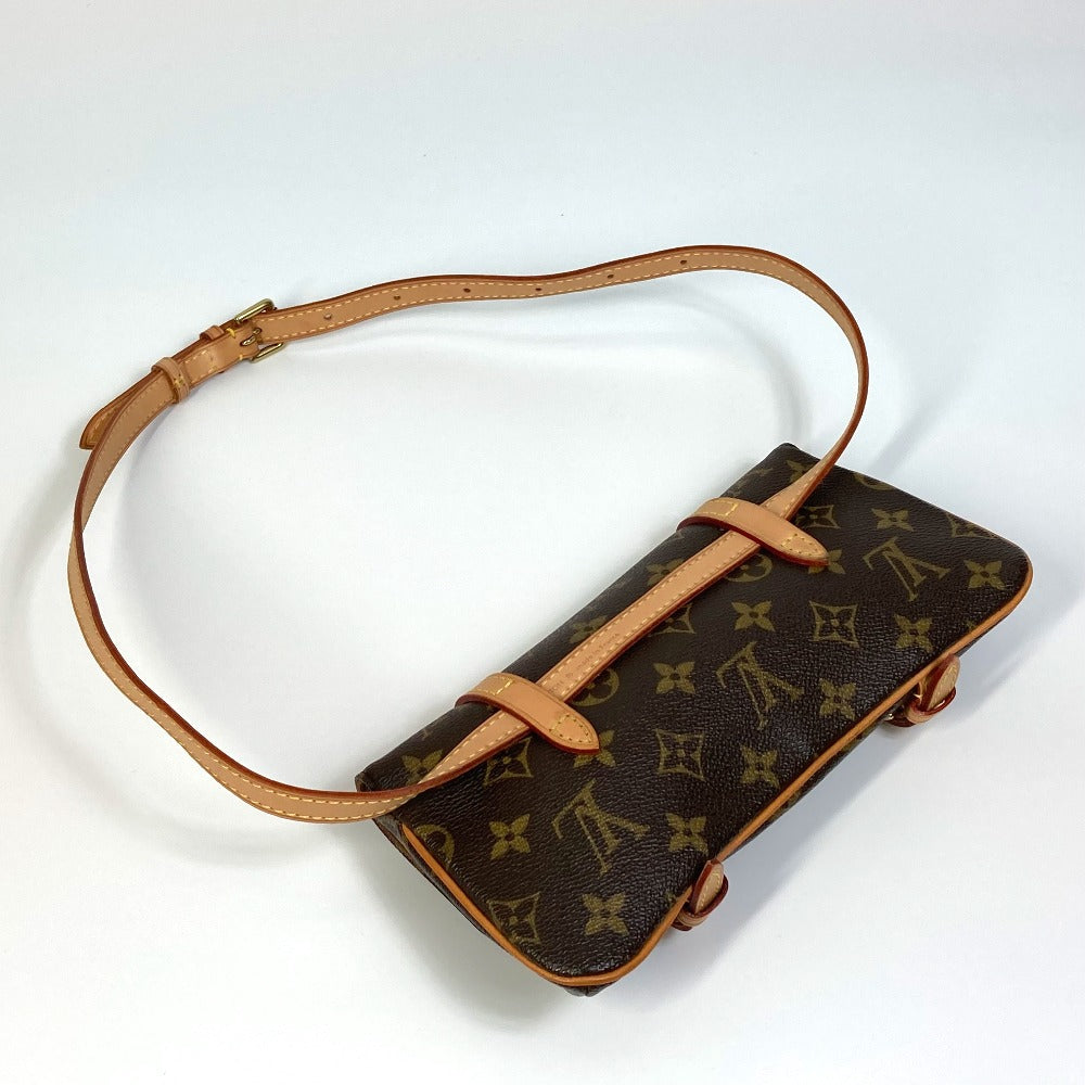 LOUIS VUITTON Waist bag M51159 Monogram canvas Brown Monogram Pochette Marrell Women