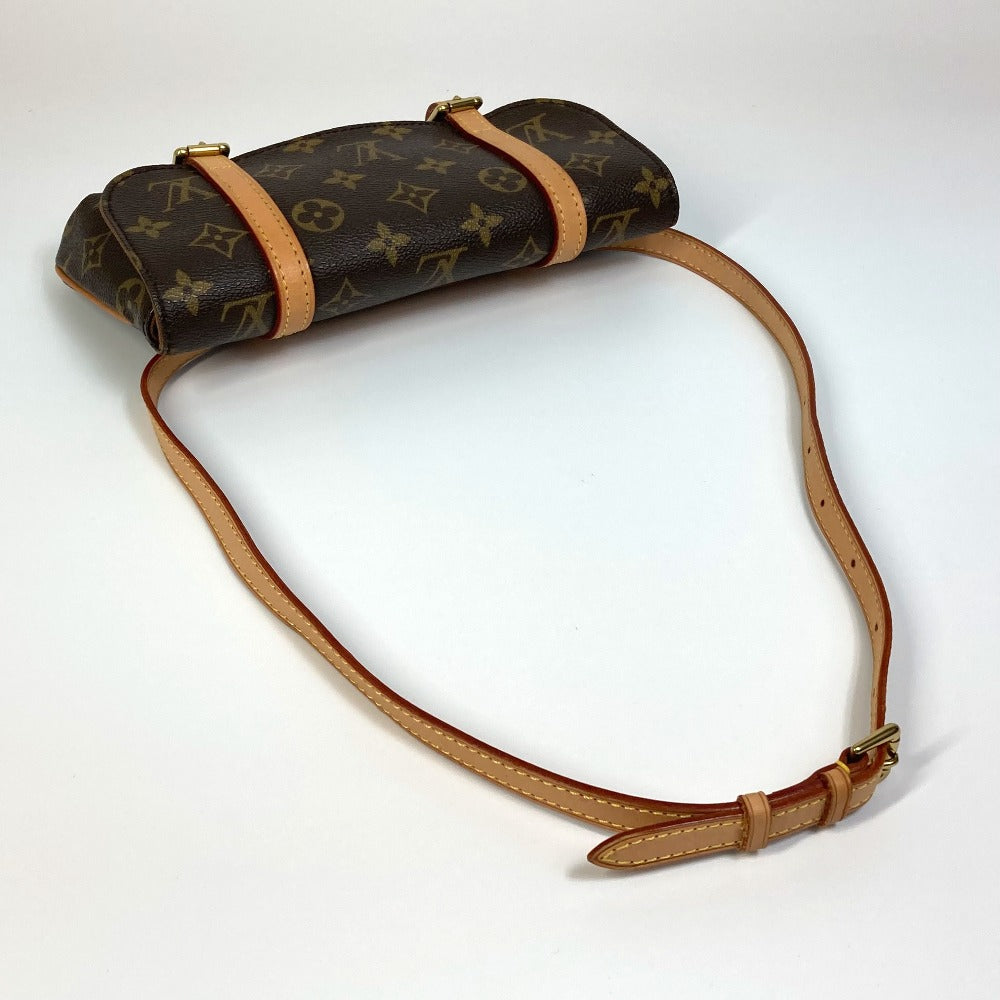 LOUIS VUITTON Waist bag M51159 Monogram canvas Brown Monogram Pochette Marrell Women