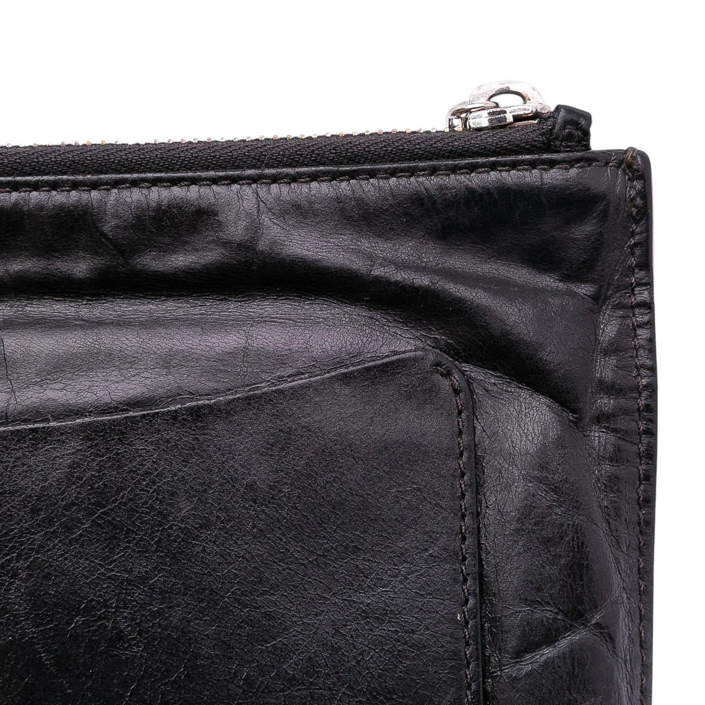Black Chanel Lambskin Votez Coco Clutch