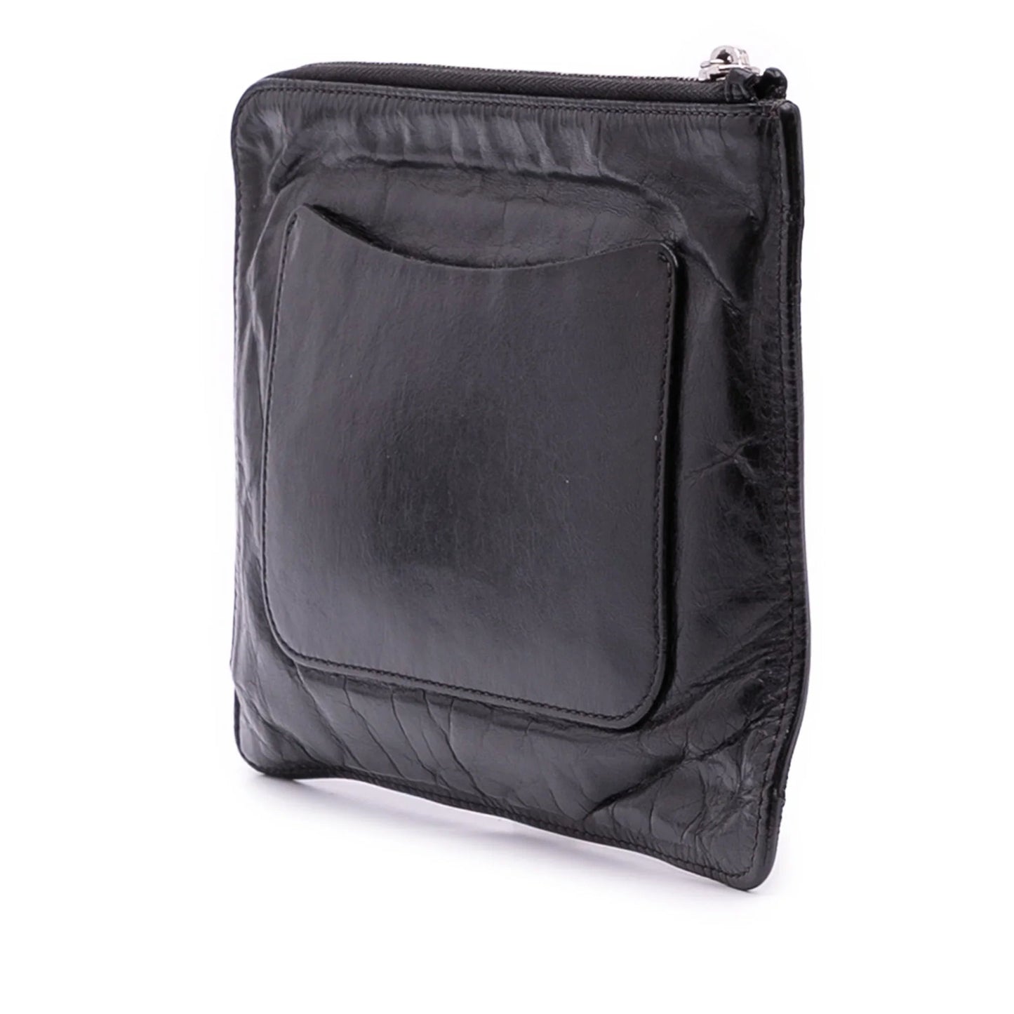 Black Chanel Lambskin Votez Coco Clutch
